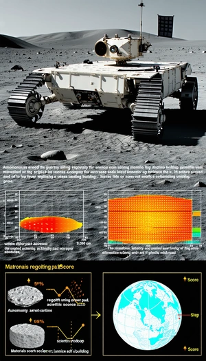 The Image Is A Graphic Representation Of A Rover Vehicle On The Moon