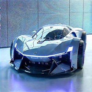 Innovative Electric Vehicle Design With Sleek, Futuristic-looking