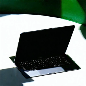 Laptop With User Interface With Black Laptop