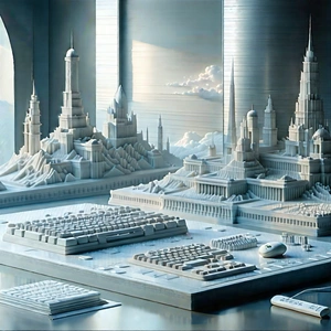 Financial Technology In Design Studio With Large Model
