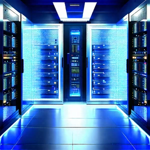 Futuristic Server Room With Image, There