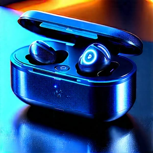 Wireless earbuds with holographic display