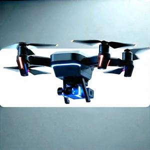 Drone With Streaming Content With Black Drone