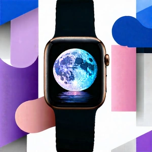 Smart watch with digital artwork
