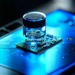 Tech Macro Photography: Educational technology in tech office