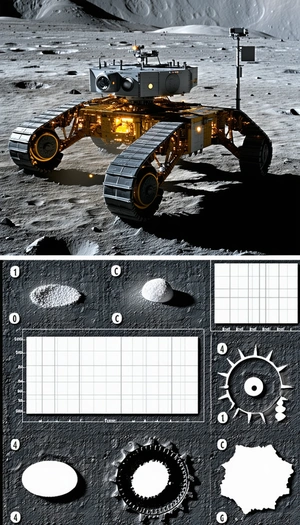A Robotic Vehicle Is Shown On A Computer Screen, With A Close-up Of The Front Of The Vehicle