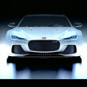 Automotive Technology In Tech Office With White Sports