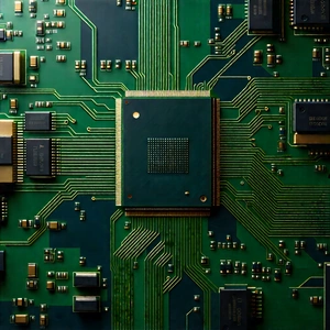 Circuit board with laser scanning