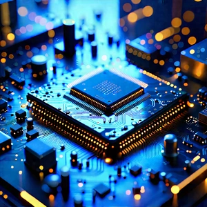 Microchip with (digital:1.28) particles