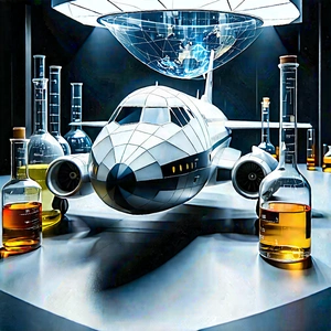 Aerospace Technology In Modern Laboratory With Large White