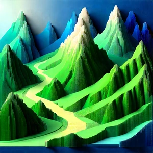 Abstract Voxel Art: Abstract Interpretation Of Growth Patterns With Three-dimensional Model