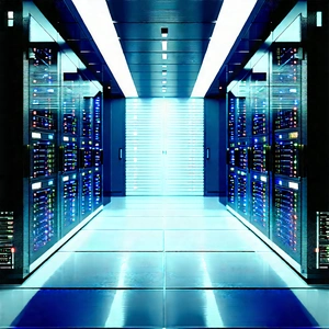 Futuristic Server Room With Image, There