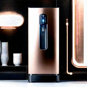 Innovative Smart Appliance (design:1.29) With Large, Metallic