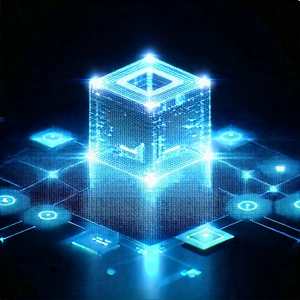 Blockchain Network Visualization With Blue