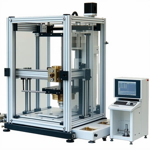 A Large, White, And Metallic Machine With A Glass Front