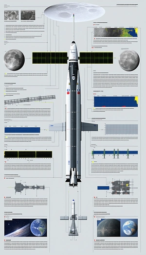 poster displayed space