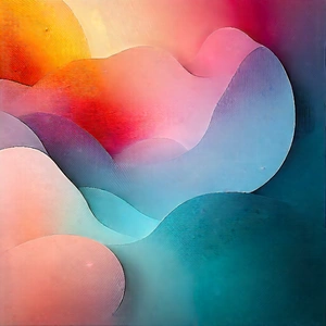 Abstract Hdr Photography: Textural abstract with pastel color palette