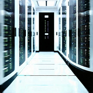 Futuristic Server Room With Image, There