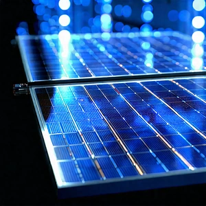 Solar Panel With Holographic Projection With Solar Panel