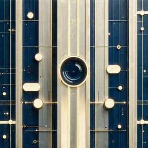 Close-up of sensor array