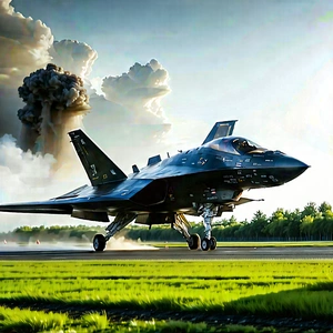 Aerospace Technology In Field Deployment With Fighter Plane