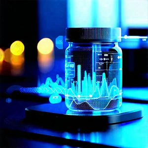 Innovative Medical Technology Design With Pills Sitting