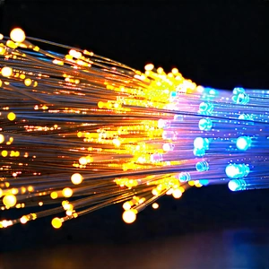 Tech Long Exposure Photography: Close-up Of Fiber Optic Cables With Close-up Long,