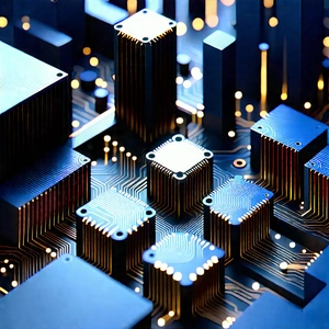 Close-up Of Sensor Array With Black White