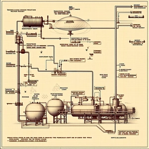 detailed diagram chemical plant