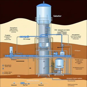 The Image Is A Detailed Diagram Of A Large Industrial Plant, Likely A Factory Or Refinery