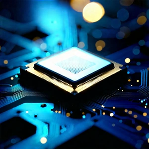 Microchip with digital particles