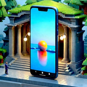 Smartphone With User Interface With Large Cell
