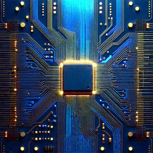 Circuit board with digital particles