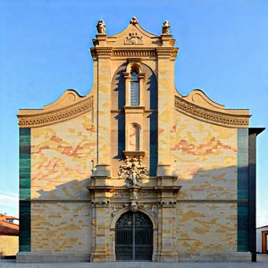 Urban Architectural Photography: Historic (building:1.37) With Artistic Facade With Large, Ornate