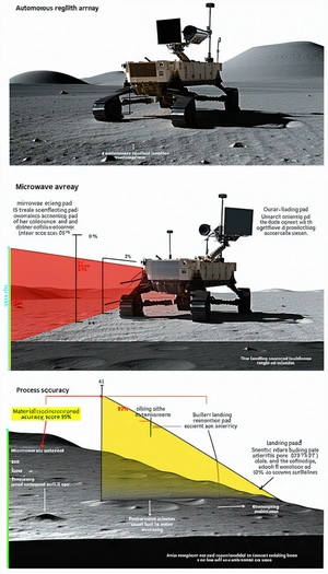 The Image Is A Diagram Showing The Process Of Landing A Spacecraft On A Planet