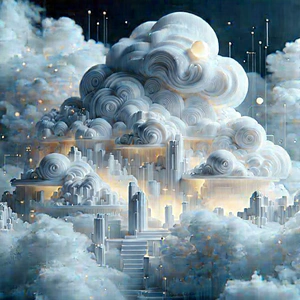 Cloud Computing Visualization With Image, There