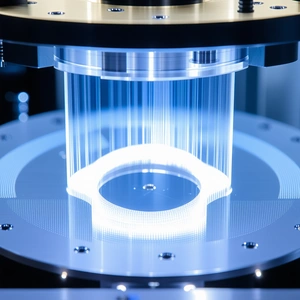 A Machine Is Shown With A Light Shining On It