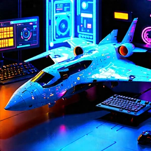 Aerospace technology in tech office