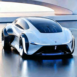 Innovative Electric Vehicle (design:1.39) With Sleek, Futuristic-looking