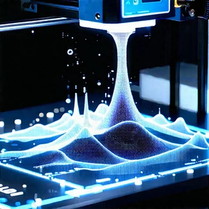3d printer with digital particles