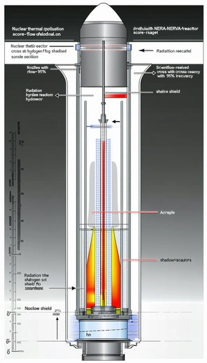 A Large, White, Cylindrical Object With A Red Line Running Through It