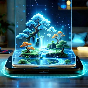 Smart home (device:1.13) with holographic display