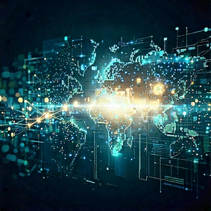 Big Data Visualization With Blue White
