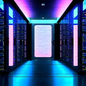 (futuristic:1.39) Server Room With Image, There