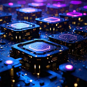 Close-up Of Sensor Array With Image, There