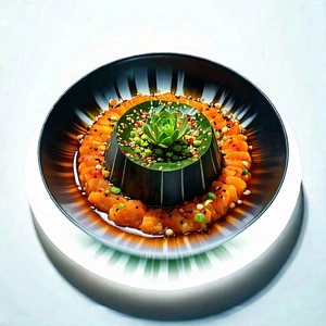 Lifestyle Long Exposure Photography: Plant-based Dish Prepared With Fresh Ingredients With Plate Food