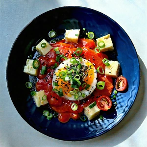 Lifestyle Hdr Photography: Healthy Meal Prepared With Artistic Presentation With Plate Filled