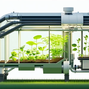 A Large Greenhouse Filled With Various Plants