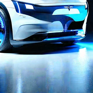 Innovative Electric Vehicle Design With White Parked