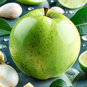 Lifestyle Macro Photography: Healthy Meal Prepared With Fresh Ingredients With Green Apple